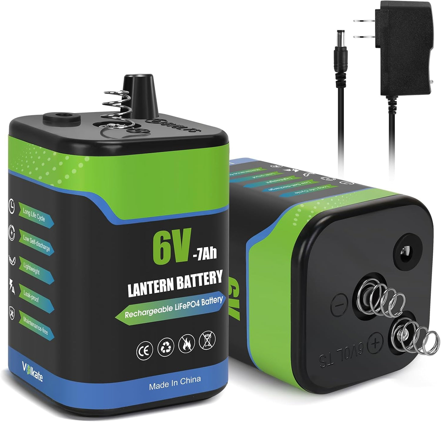 6V Lantern Battery with Charger for Long-lasting Power Needs