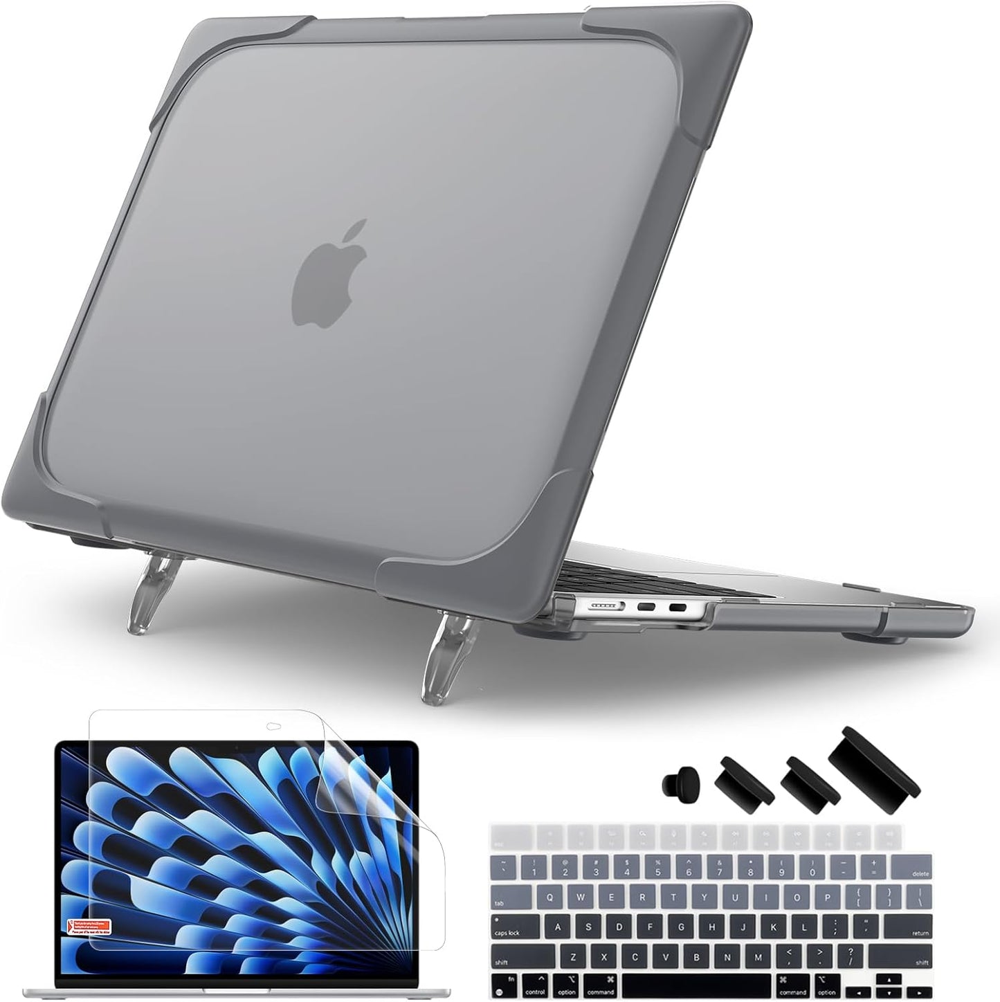 Batianda Heavy Duty Shockproof Case for New MacBook Air 15 in