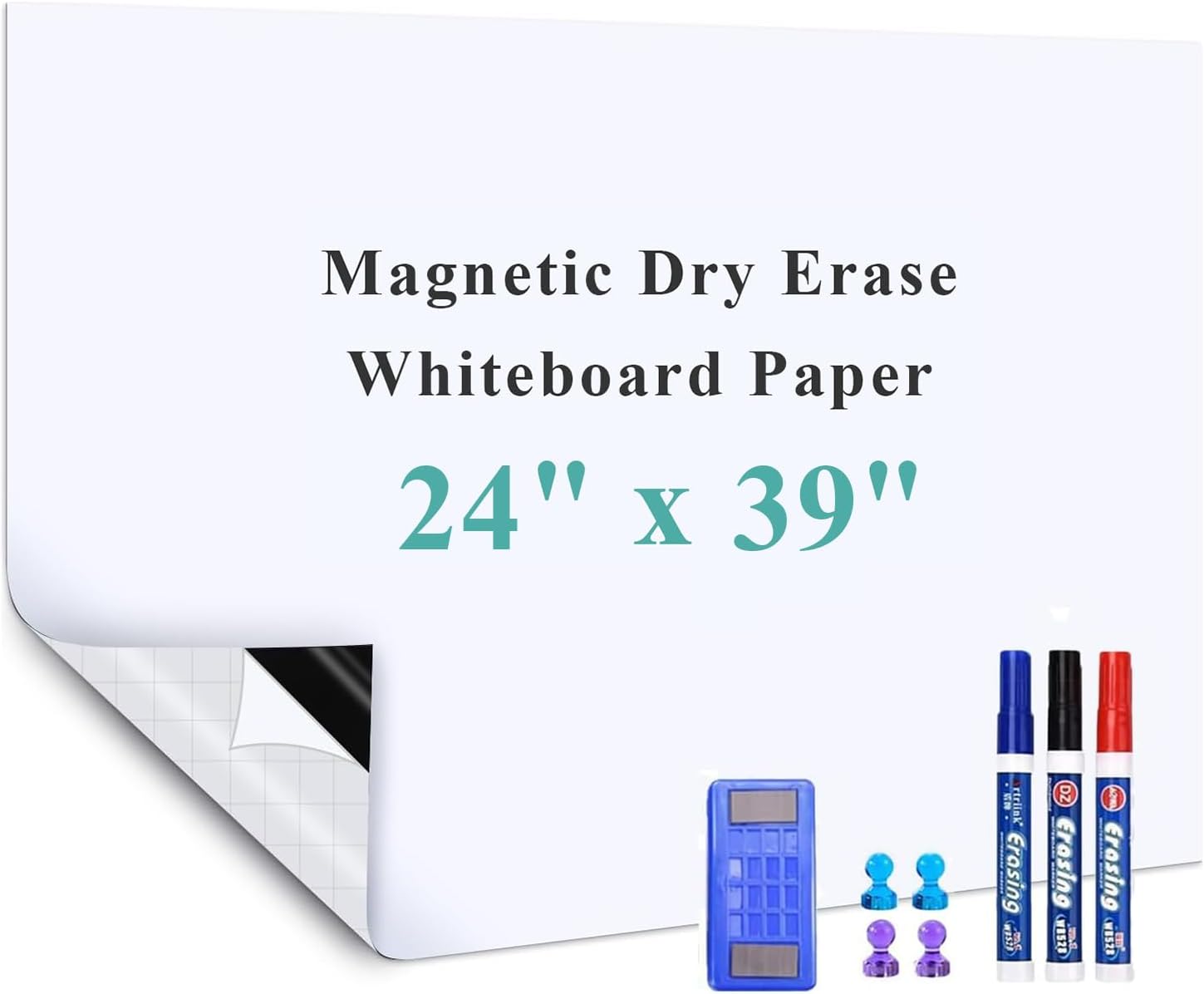 Magnetic Dry Erase Whiteboard Sticker for Home and Office Use