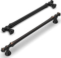 Amerdeco 10 Pack Oil Rubbed Bronze Cabinet Pulls 7.5 in Hole Center