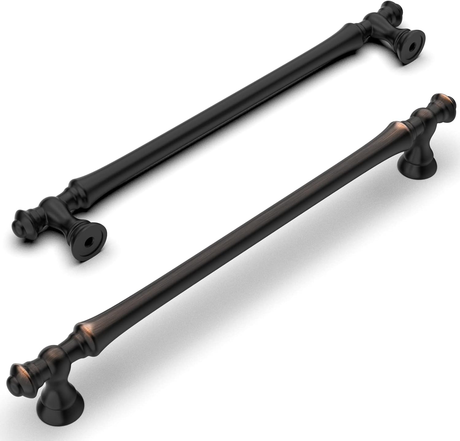Amerdeco 10 Pack Oil Rubbed Bronze Cabinet Pulls for Kitchen