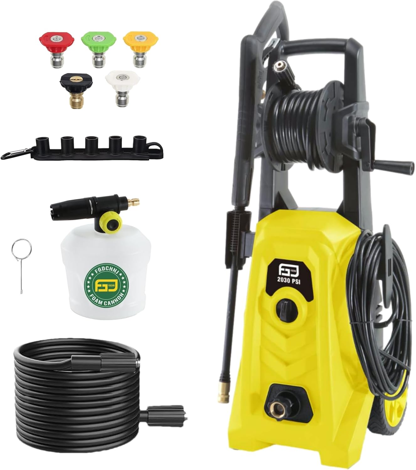 Powerful 1800W Electric Pressure Washer: Efficient Cleaning