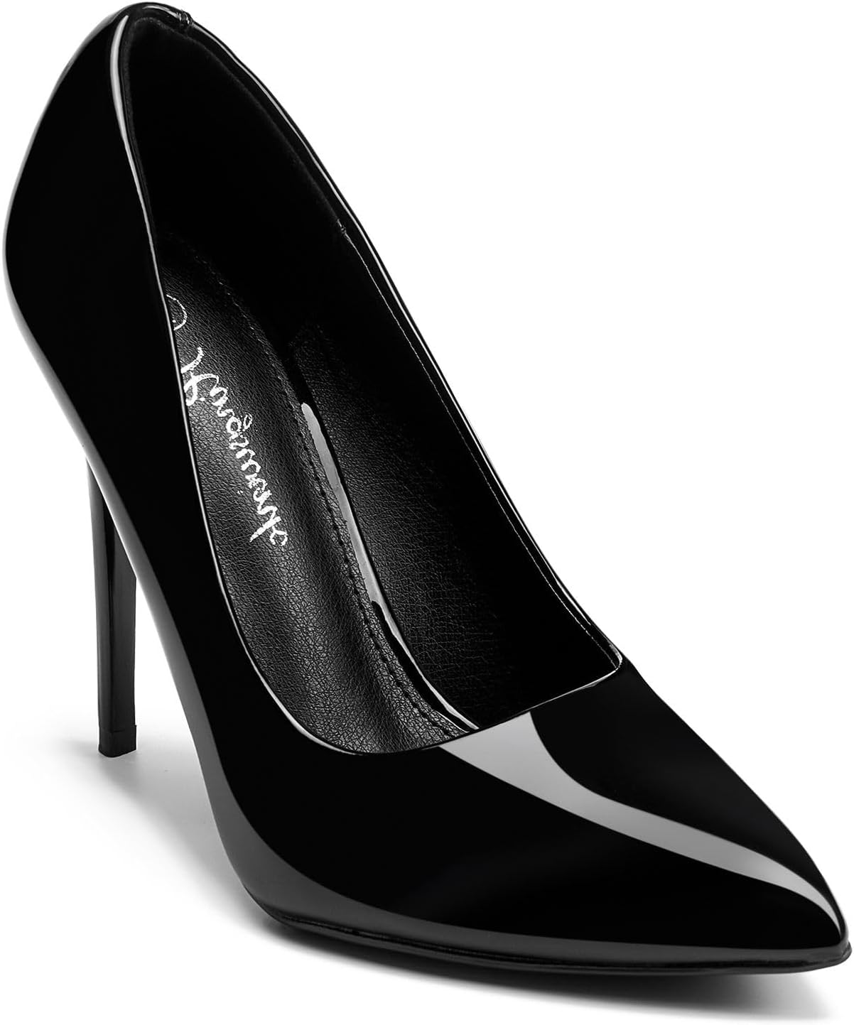 Womens High Heels 4 Inch Closed Pointed Toe Pumps for Dress