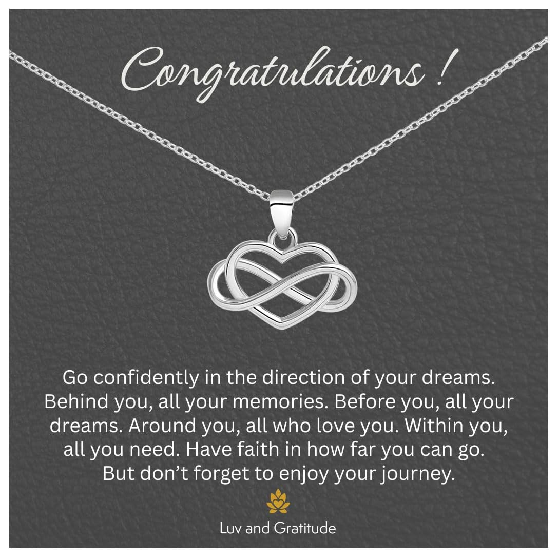 Luv and Gratitude Graduation Gift Necklace for Every Graduate