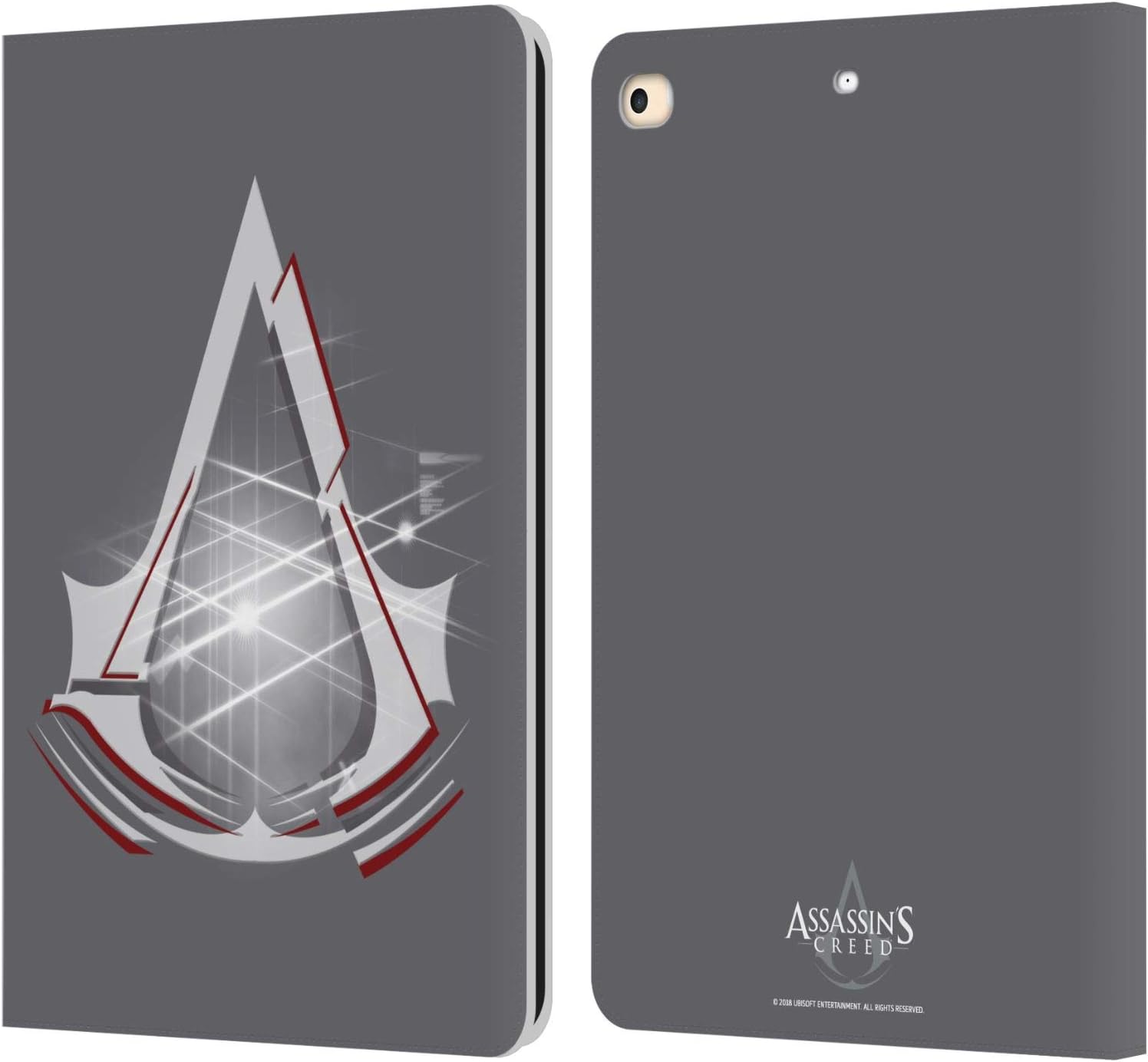 Assassin's Creed Light Logo Leather Wallet Case for iPad 9.7