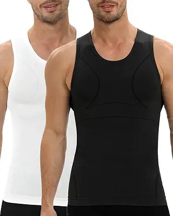 PODFAN Gynecomastia Compression Shirt for Men - Slimming Tank Top