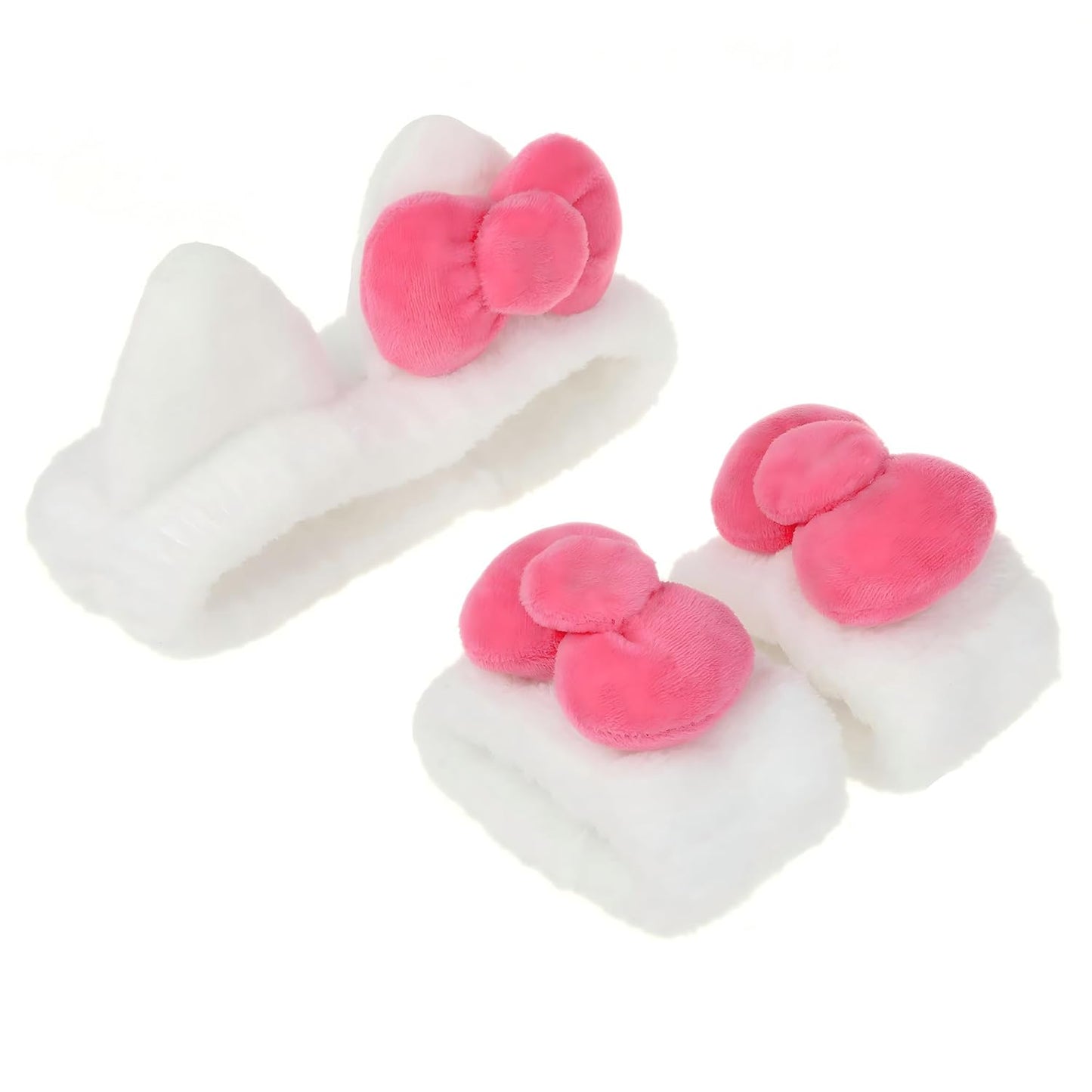 White Spa Headband Set: Effortless Skincare