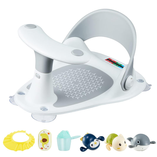 Foldable Baby Bath Seat Set - Essential Infant Spa