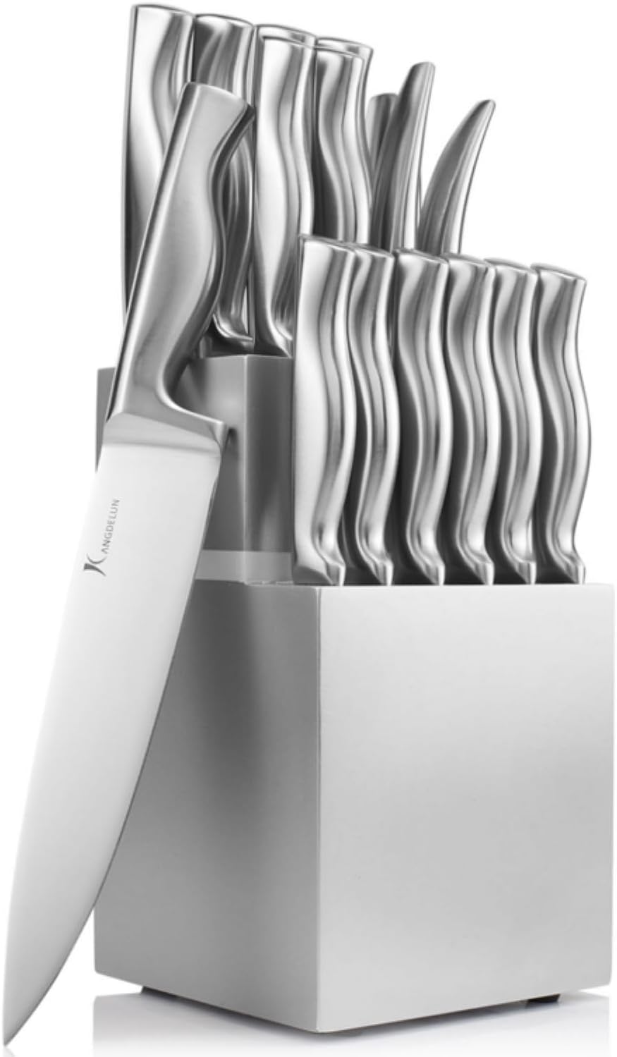15-Piece Ultra Sharp Kitchen Knife Set with Wooden Block Review
