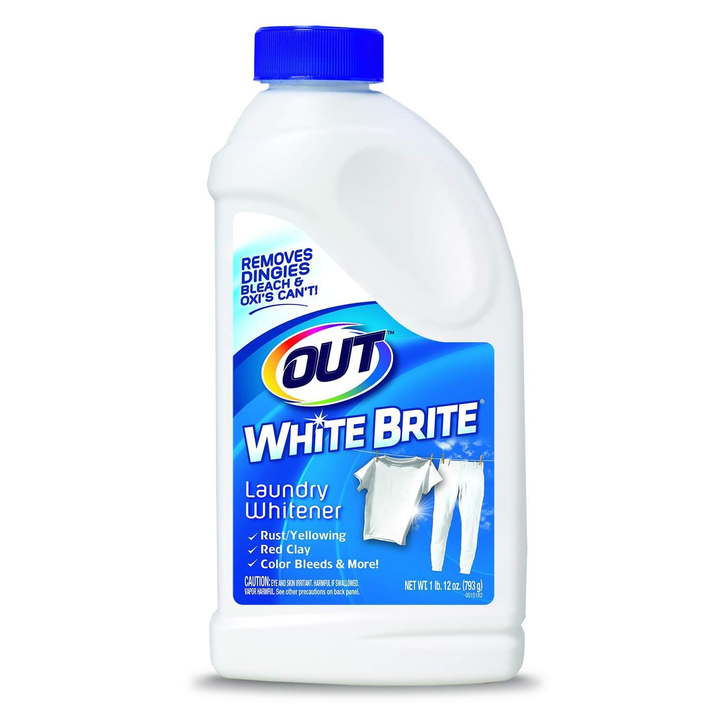 Whiter Whites in One Wash! White Brite Laundry Whitener