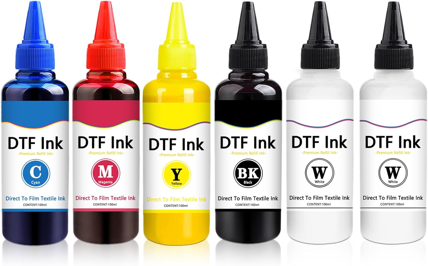 Premium DTF Ink Kit for All DTF Printers
