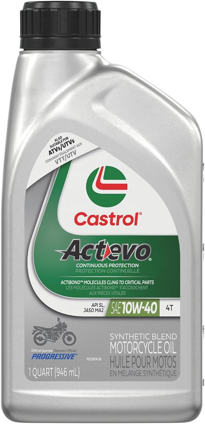 Castrol Actevo 4T 10W-40 Synthetic Blend Motorcycle Oil Review