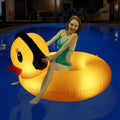 DeeprBetter Inflatable Duck Pool Float with Lights - Solar LED Glow