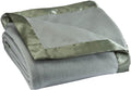 OakRidge Satin Fleece Blanket, Full/Queen - Lightweight All-Season