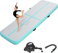 Air Tumble Track Mat 6ft to 20ft - Inflatable Gymnastics Mat for Home