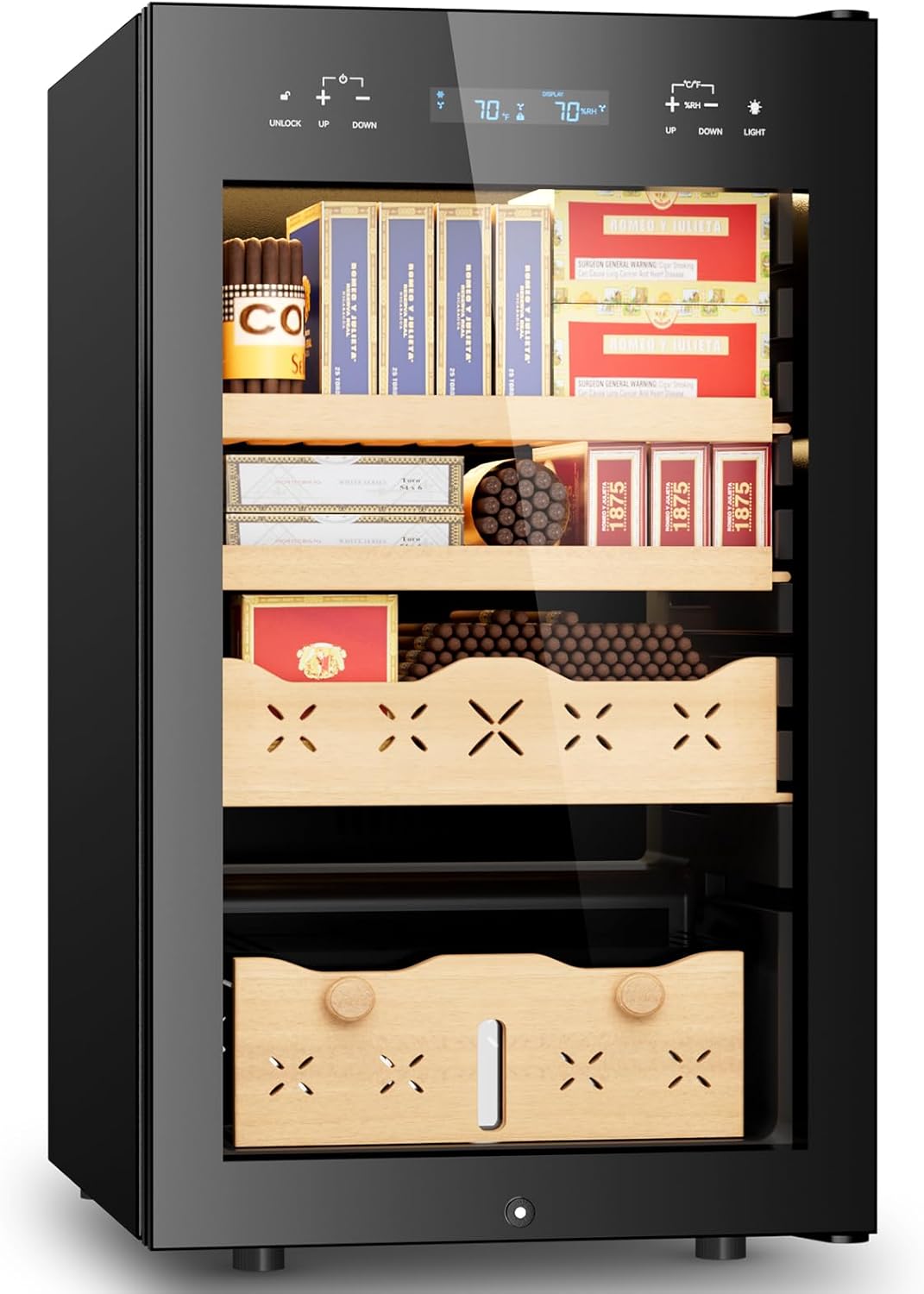 65L Intelligent Temperature and Humidity Adjustable Refrigerator