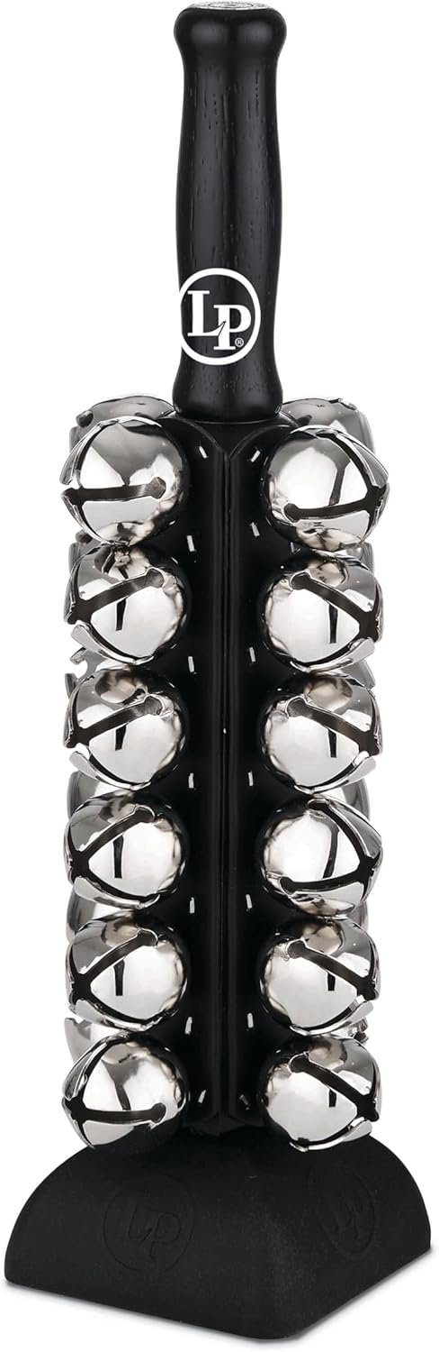 Latin Percussion Sleigh Bells with Base for Holiday Cheer