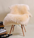 HUAHOO Premium Genuine Sheepskin Rug for Luxurious Comfort