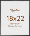 Heimlove 18x22 Metal Picture Frame for Elegant Wall Decor