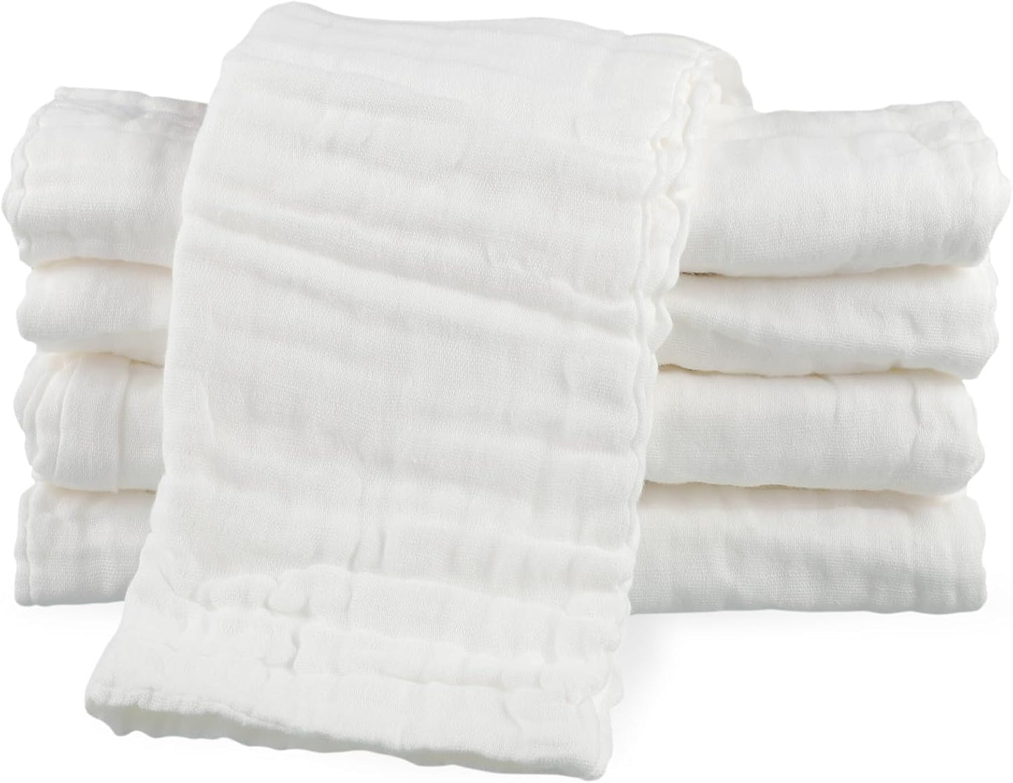 Ultra Soft Muslin Baby Burp Cloths Set