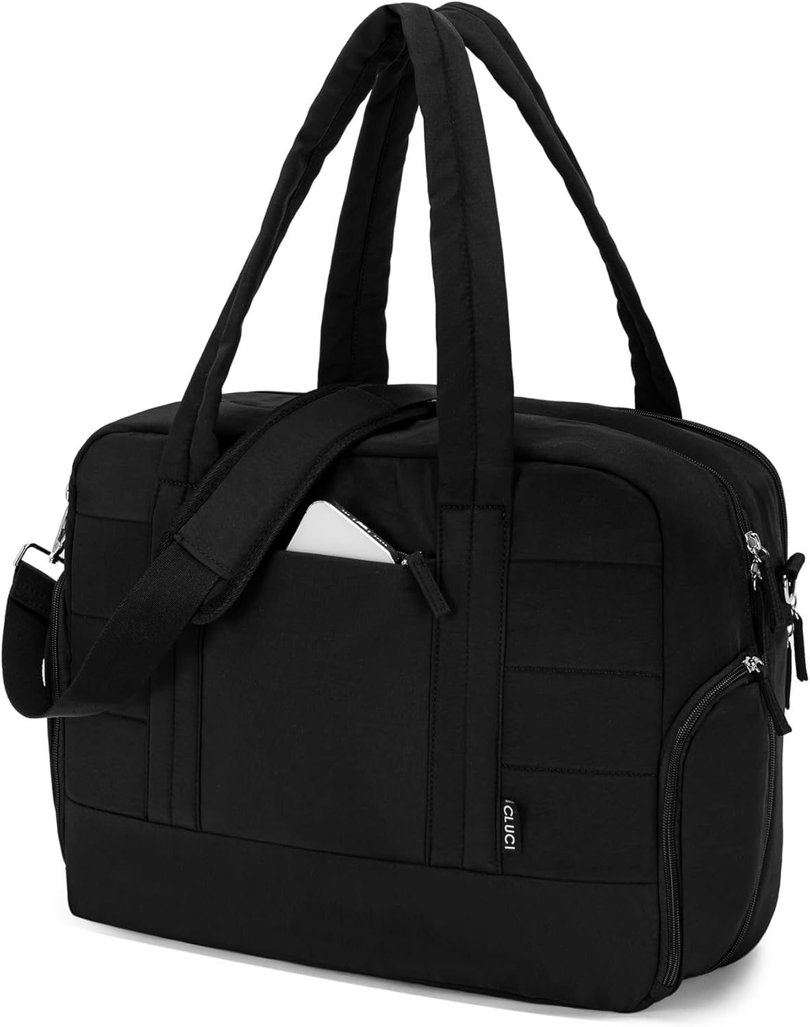 CLUCI Weekender Travel Bag for Women with Shoe Compartment