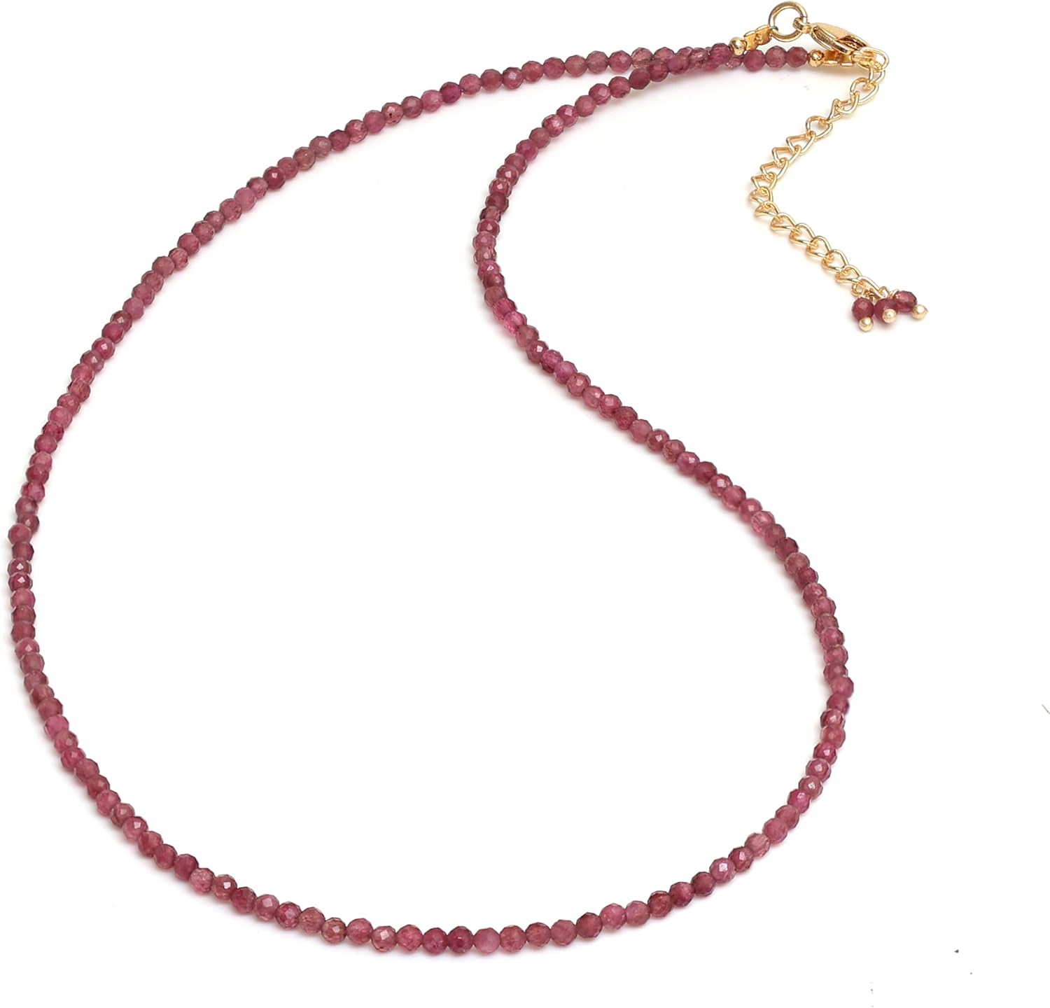 Gempires Handmade Beaded Gemstone Necklace for Everyday Elegance