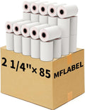MFLABEL 1000 Rolls 2 1/4ft x 85ft Thermal Paper Receipt Rolls