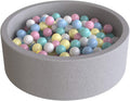 Wonder Space Deluxe Kids Round Ball Pit for Indoor Fun