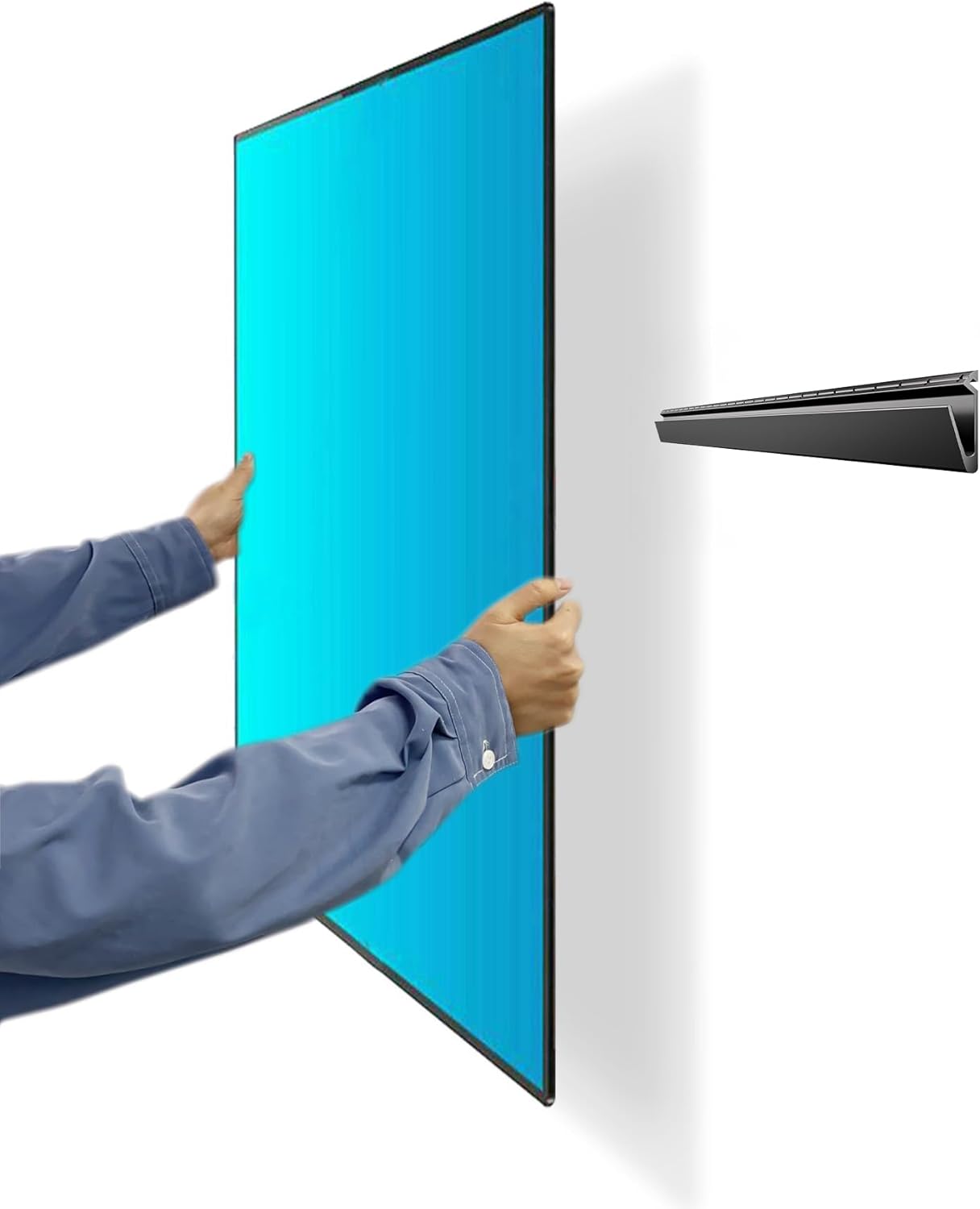 Studless TV Mount: Easy Install, No Damage, Fits 32-75 inch TVs
