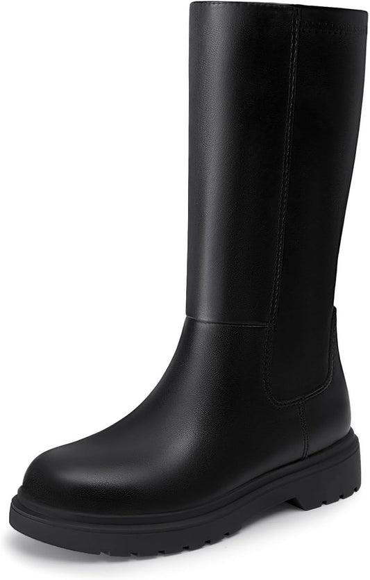 Athlefit Girls Knee High Boots for Kids - Stylish & Comfortable