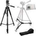 72 in Professional Heavy Duty 3-Way Pan Head Tripod - Stable Support