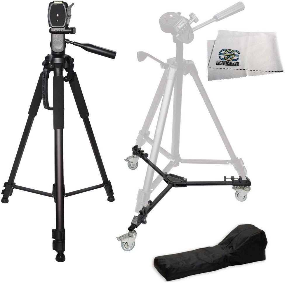 Professional 72-Inch Heavy Duty Tripod with 3-Way Pan Head