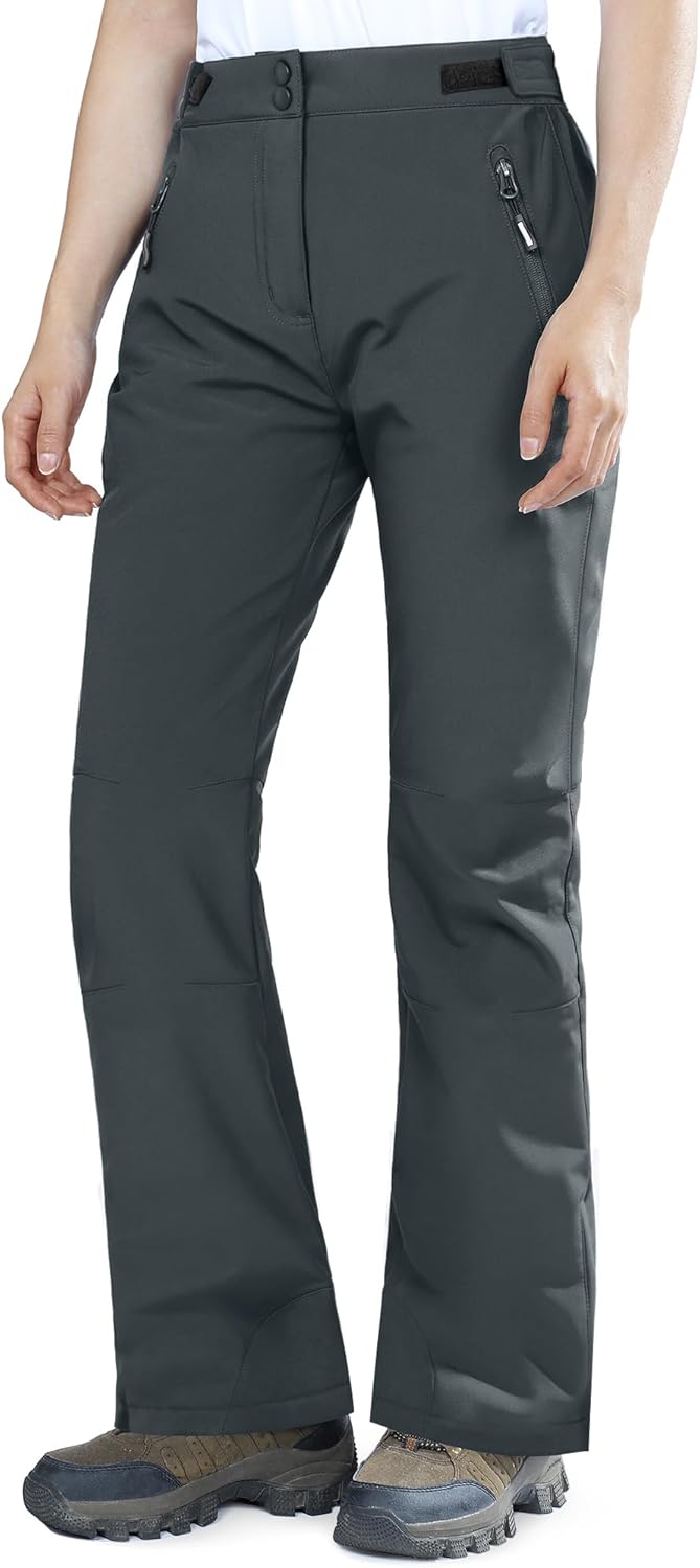 Outdoor Ventures Waterproof Fleece Lined Pants for Women Skiing