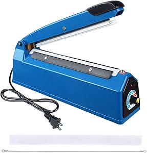 Yescom 8 in Impulse Sealer for Efficient Plastic Bag Sealing