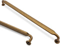 6 Pack 10 in Antique Brass Cabinet Pulls - Solid Zinc Alloy Handles