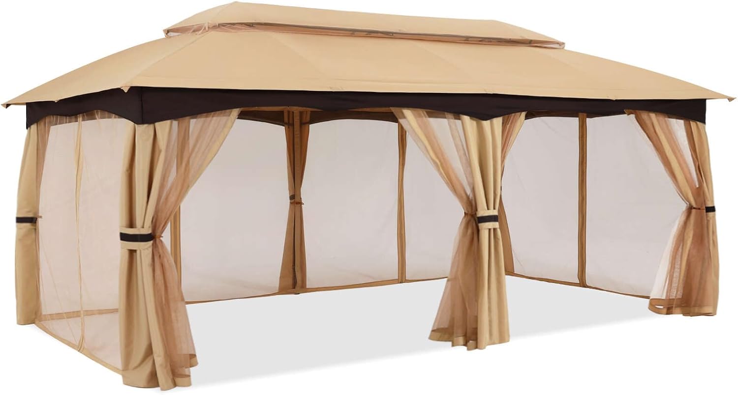 ABCCANOPY Gazebos for Patios 10x20 - Durable Outdoor Canopy