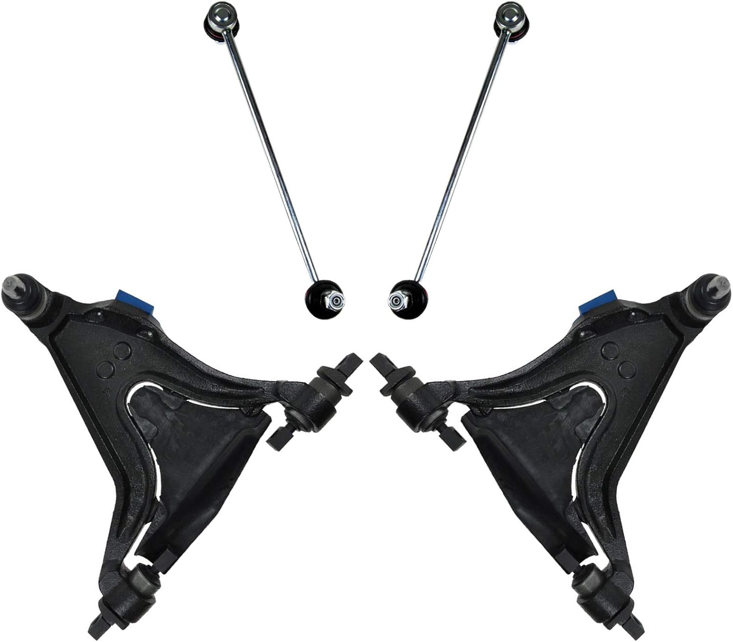 TRQ Front Suspension Kit Control Arm for 1998-2004 Volvo C70