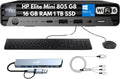 HP Elite Mini 805 G8 Mini Desktop with Ryzen 5 PRO 5650G Power