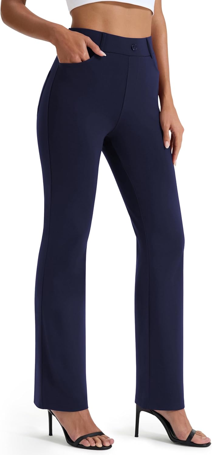 AFITNE Women's Yoga Dress Pants for Office and Casual Wear