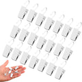 Small Heavy-Duty Hook Clip Metal Curtain Hangers Clips - 30 Pack