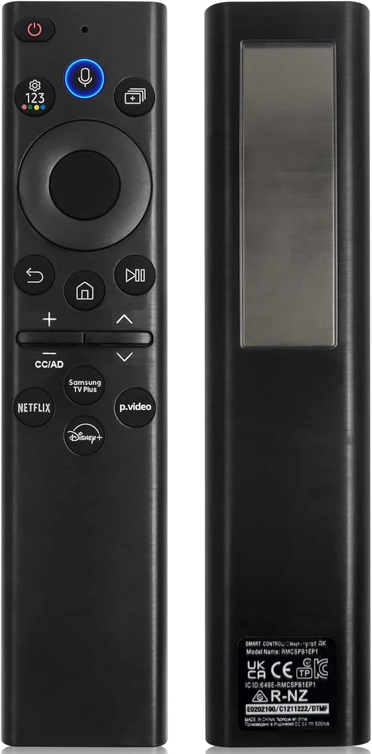 BN59-01385A Solar Voice Remote for Samsung Frame TV - Black