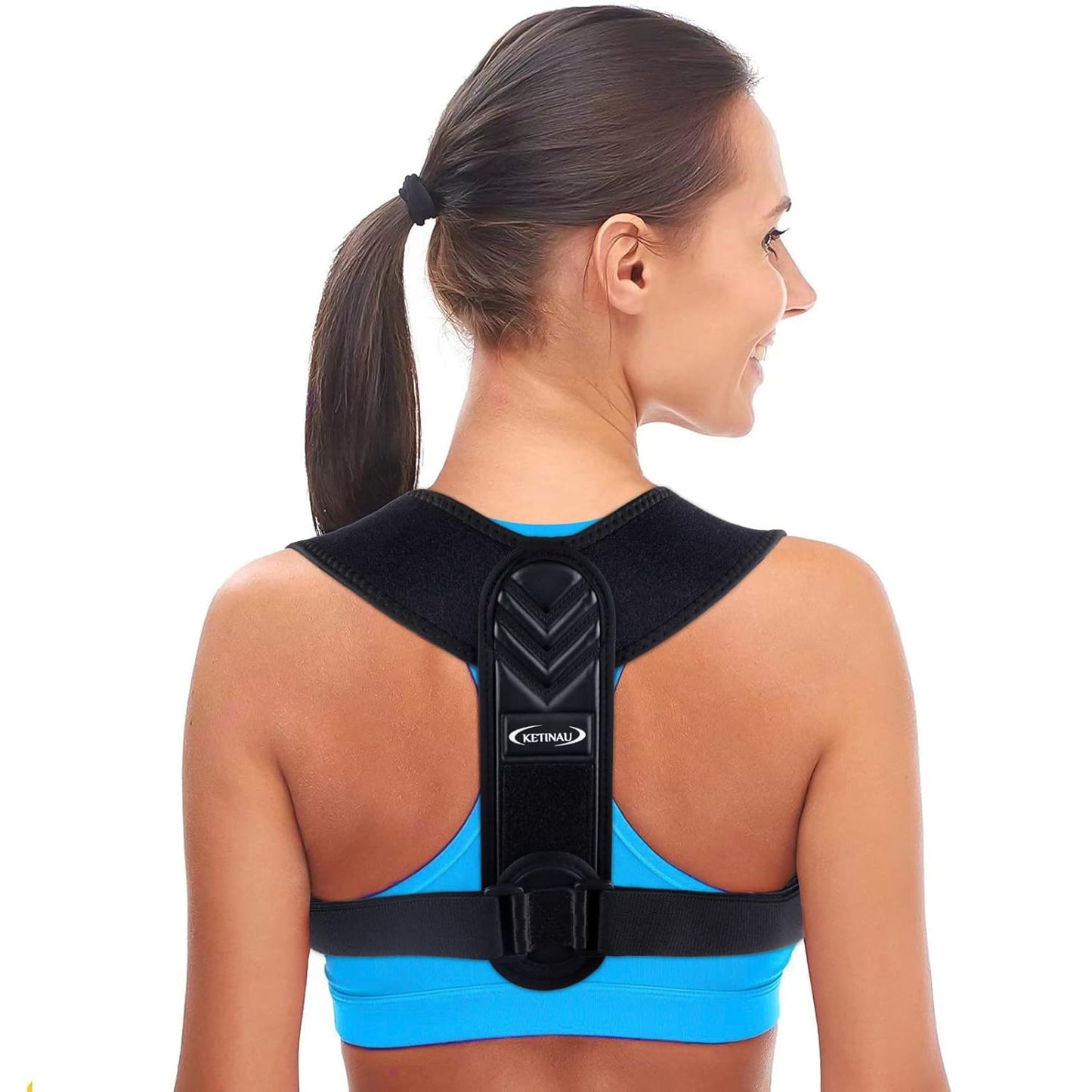 Posture Corrector for Women and Men - Adjustable Back Brace Support