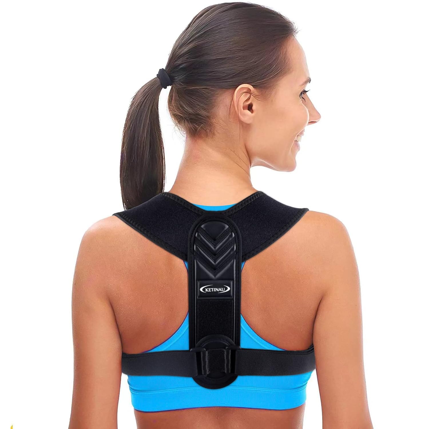 Posture Corrector for Women and Men - Adjustable Back Brace