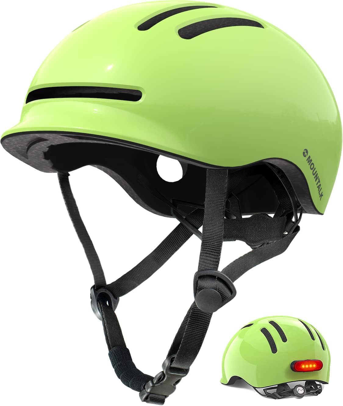 MOUNTALK Bike Helmets for Adults and Kids with Magnetic Light