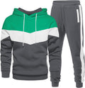 Men's Hoodie Tracksuit Set for Men - Cozy Fleece Two-Piece