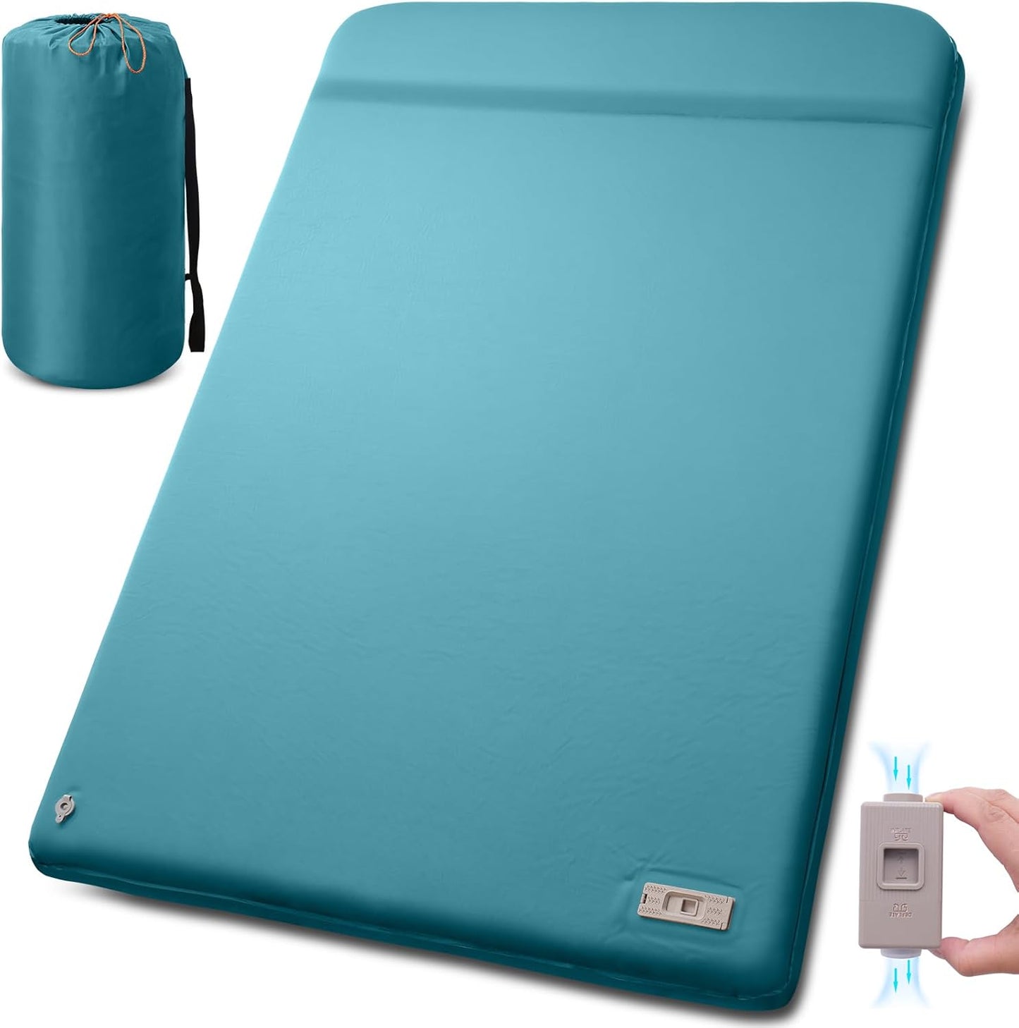 NYECHTO Double Self Inflating Sleeping Pad: Ultimate Comfort for 2! Perfect for Camping & Travel