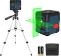 Laser Level Cross Line Self-Leveling with 27in Tripod - Accurate
