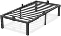 Twin Bed Frame 12 in High Heavy Duty Metal Platform - Stable Storage