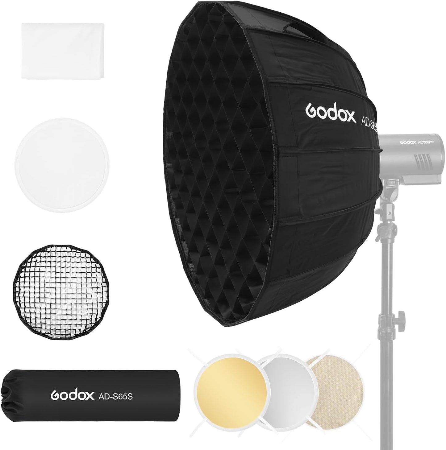 Godox AD-S65S Softbox for Strobe Flash and LED Light Setup