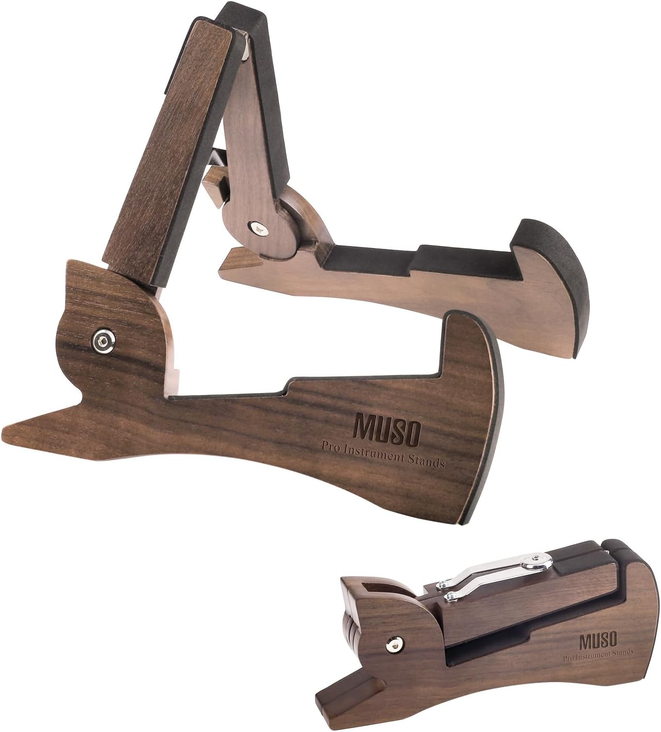 Rabbit-Shape Wood Guitar Stand - Lightweight & Portable